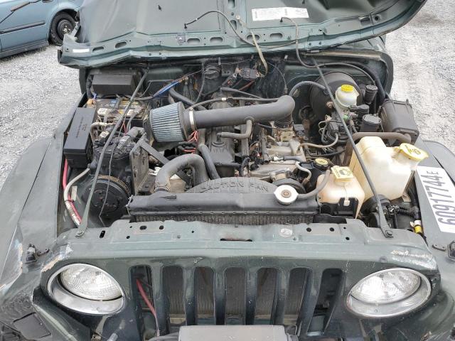 1998 Jeep Wrangler / Tj Sahara VIN: 1J4FY49S2WP736401 Lot: 60917744