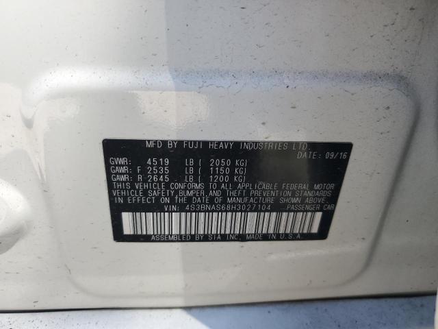 2017 SUBARU LEGACY SPO - 4S3BNAS68H3027104