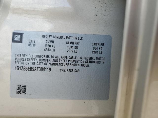 2010 Chevrolet Malibu Ls VIN: 1G1ZB5EB9AF304119 Lot: 56482204