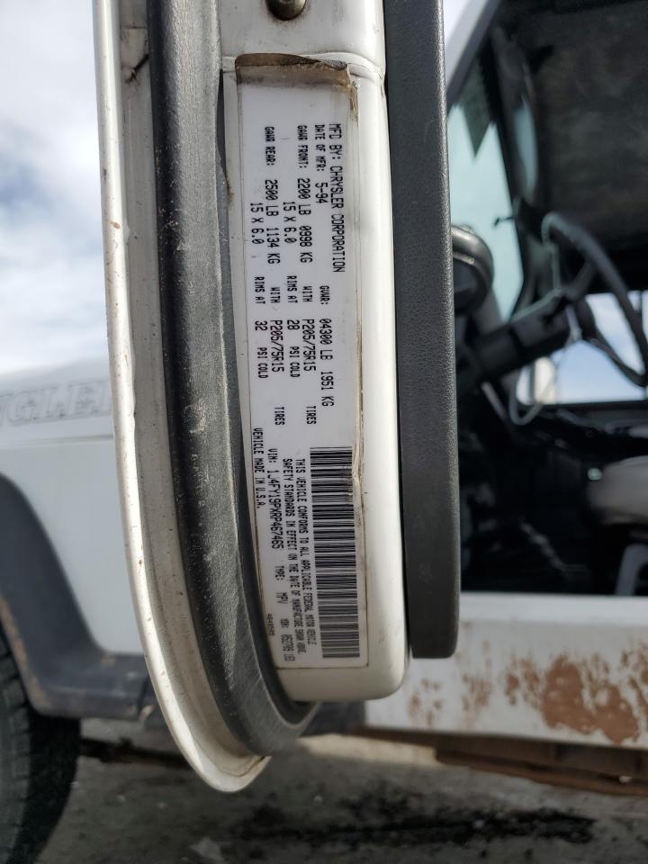 1J4FY19PXRP467465 1994 Jeep Wrangler / Yj S