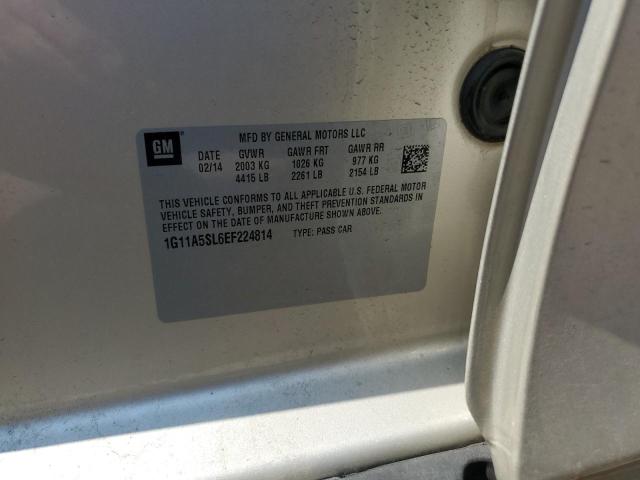2014 Chevrolet Malibu Ls VIN: 1G11A5SL6EF224814 Lot: 59495094