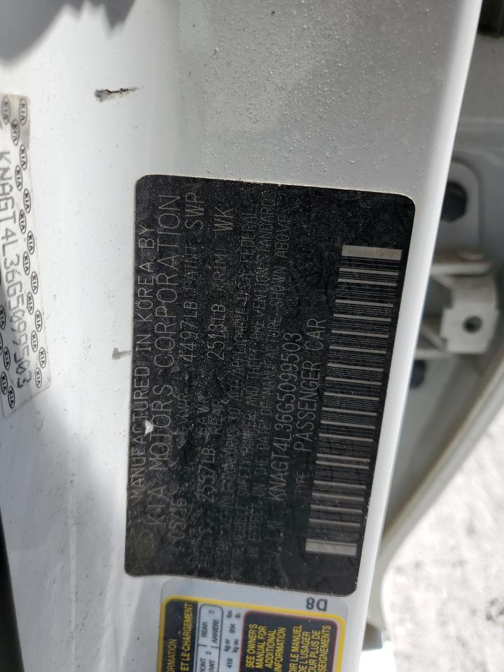 KNAGT4L36G5099503 2016 Kia Optima Lx