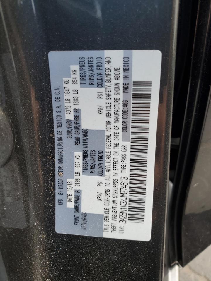 3MZBN1V3XJM274613 2018 Mazda 3 Touring