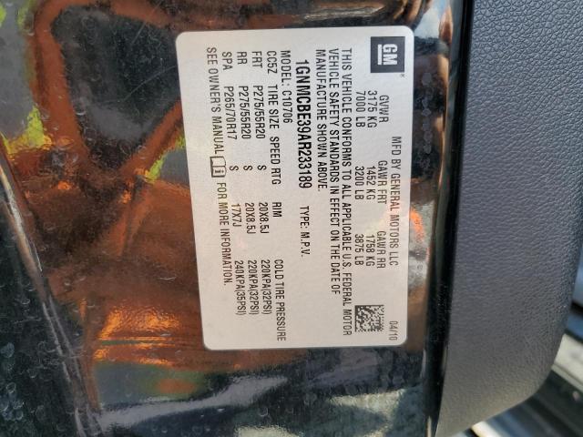 2010 Chevrolet Tahoe C1500 Lt VIN: 1GNMCBE39AR233189 Lot: 58496074