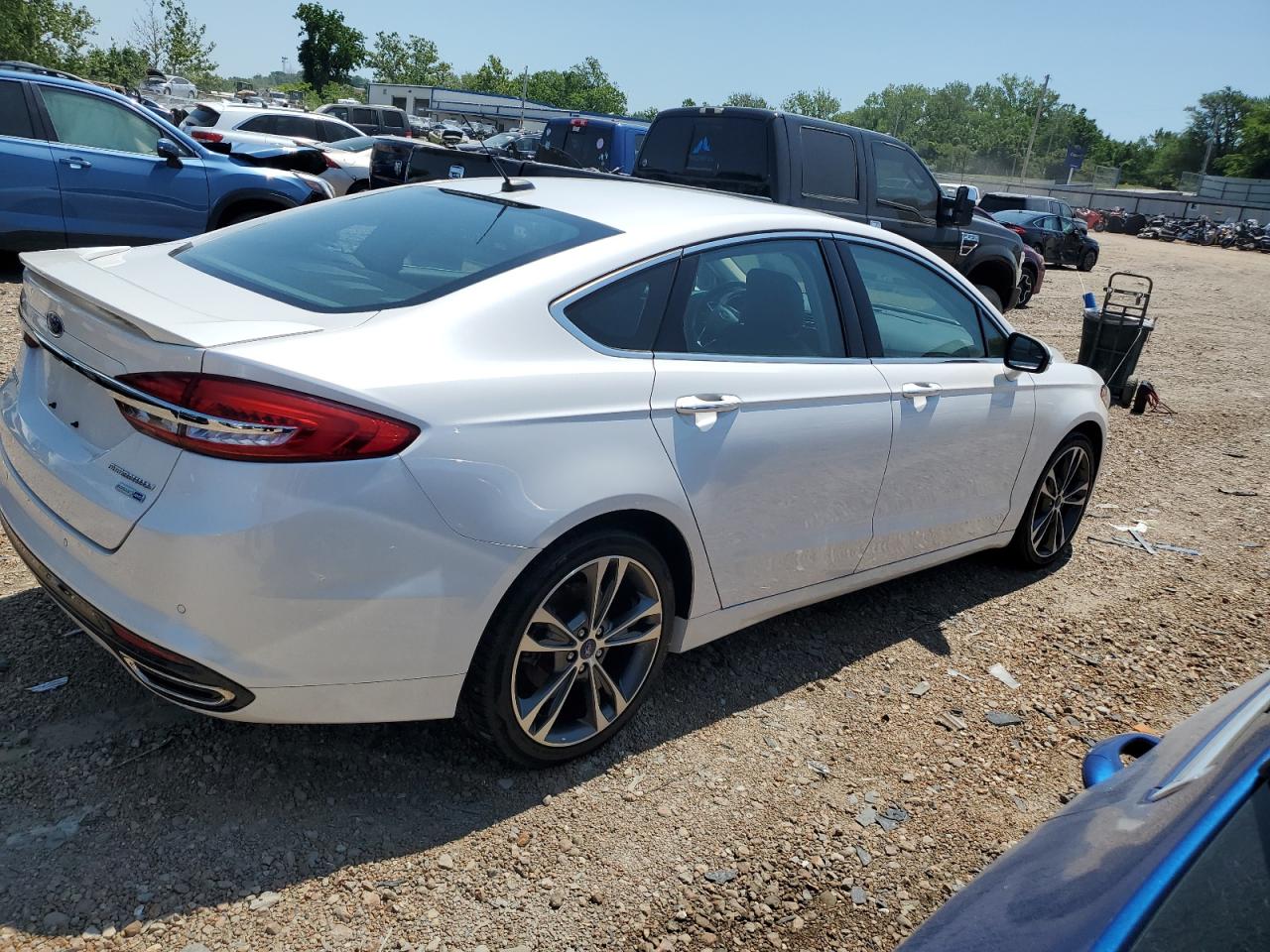 Lot #2603572537 2018 FORD FUSION TIT