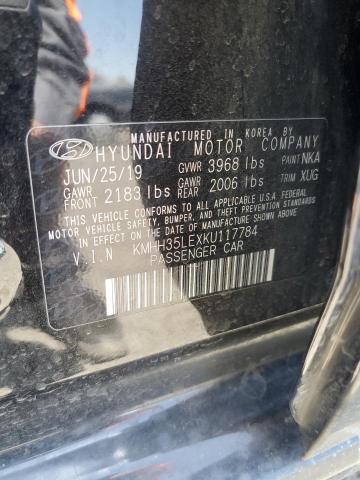 2019 Hyundai Elantra Gt VIN: KMHH35LEXKU117784 Lot: 60354244