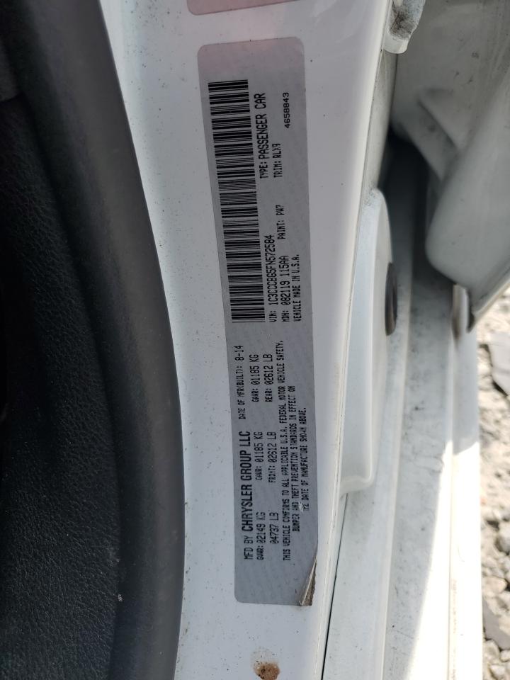 1C3CCCBG5FN572584 2015 Chrysler 200 S