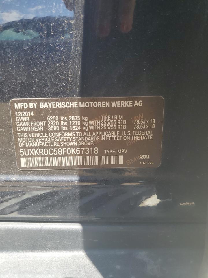 5UXKR0C58F0K67318 2015 BMW X5 xDrive35I