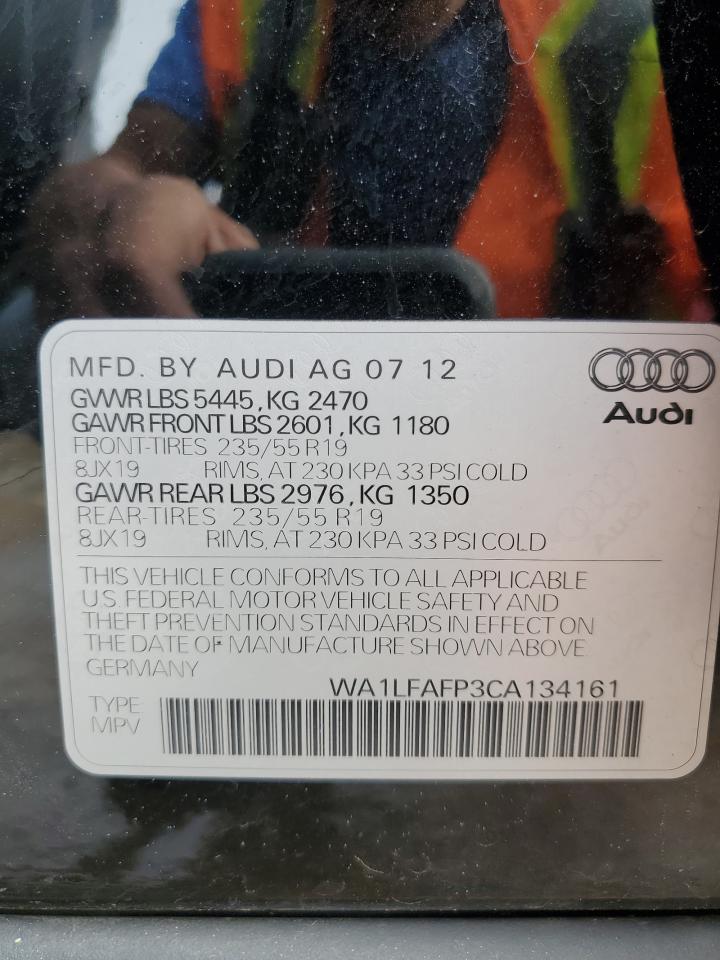 WA1LFAFP3CA134161 2012 Audi Q5 Premium Plus