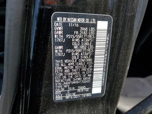 2017 Nissan Juke S VIN: JN8AF5MR8HT702431 Lot: 58779474