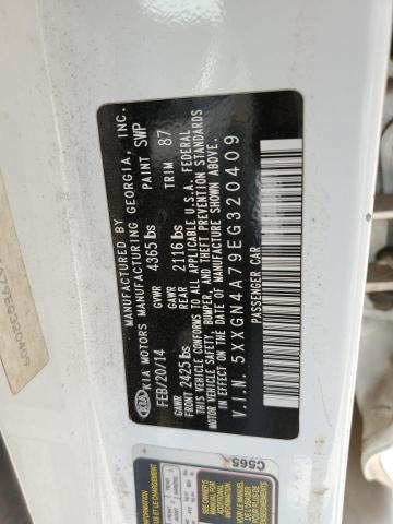 2014 Kia Optima Ex VIN: 5XXGN4A79EG320409 Lot: 58223864