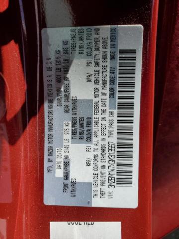 2016 Mazda 3 Touring VIN: 3MZBM1W7XGM313567 Lot: 59785734