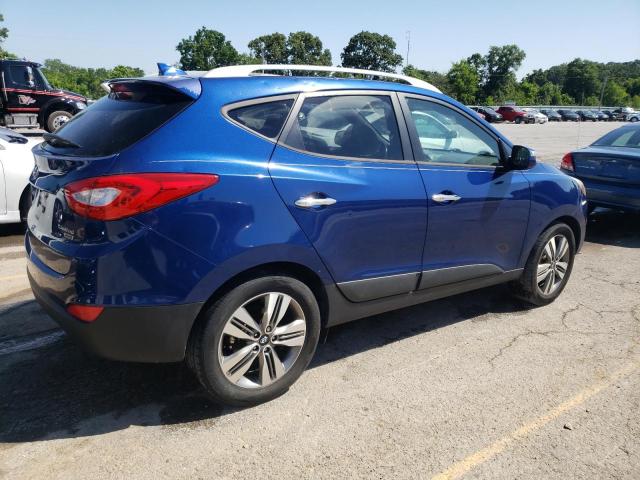 HYUNDAI TUCSON GLS 2014 blue  gas KM8JUCAG2EU821392 photo #4