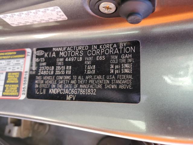 2016 KIA SPORTAGE E - KNDPC3AC6G7861832