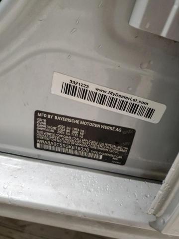 2016 BMW 320 I VIN: WBA8A9C55GK619328 Lot: 58972704