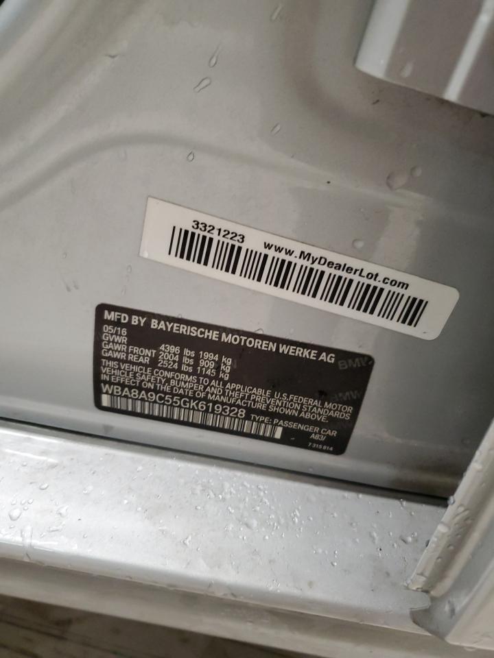 WBA8A9C55GK619328 2016 BMW 320 I