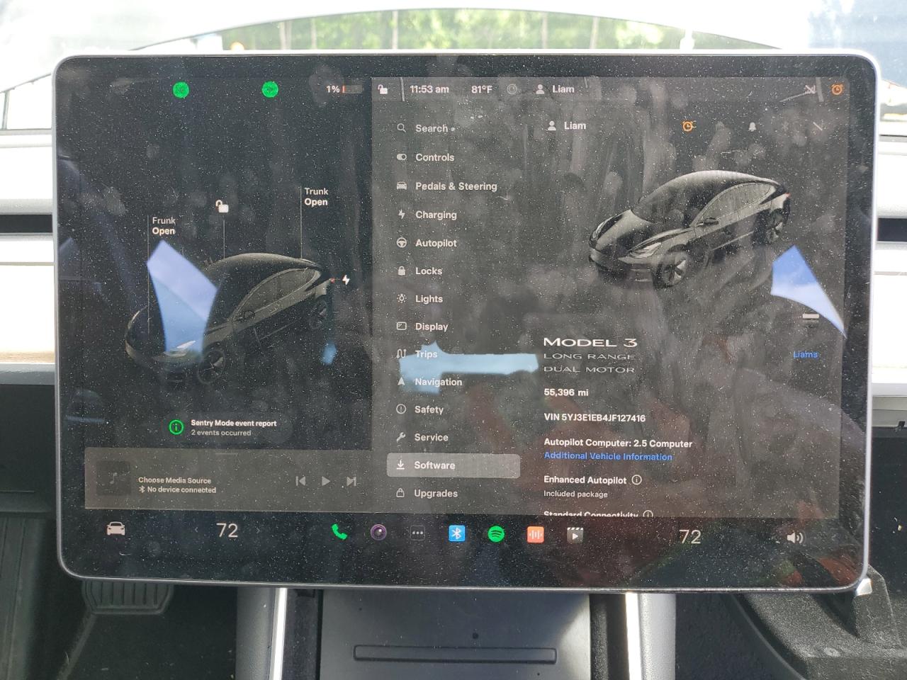 5YJ3E1EB4JF127416 2018 Tesla Model 3