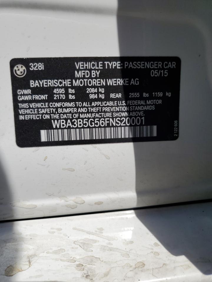 WBA3B5G56FNS20001 2015 BMW 328 Xi Sulev