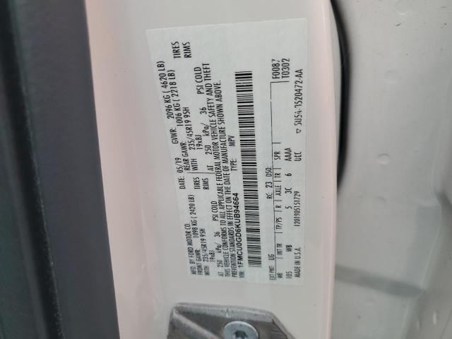 2019 FORD ESCAPE SE - 1FMCU0GD6KUB94664