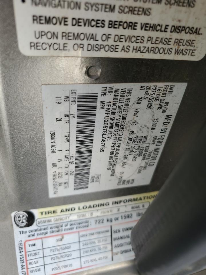 1FMFU20578LA87665 2008 Ford Expedition Limited