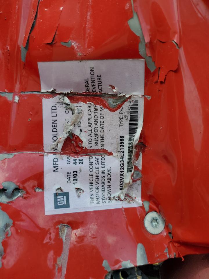 6G2VX12G34L213568 2004 Pontiac Gto