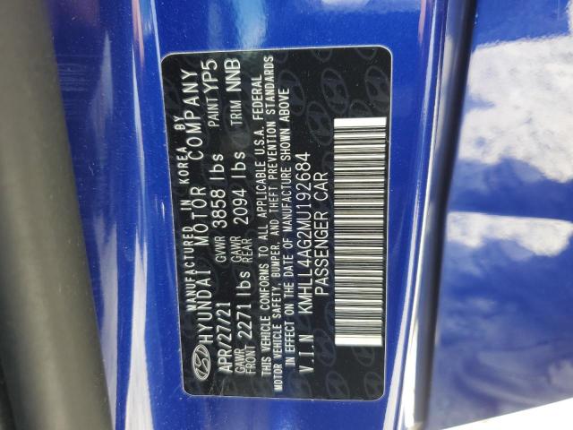 2021 HYUNDAI ELANTRA SE - KMHLL4AG2MU192684