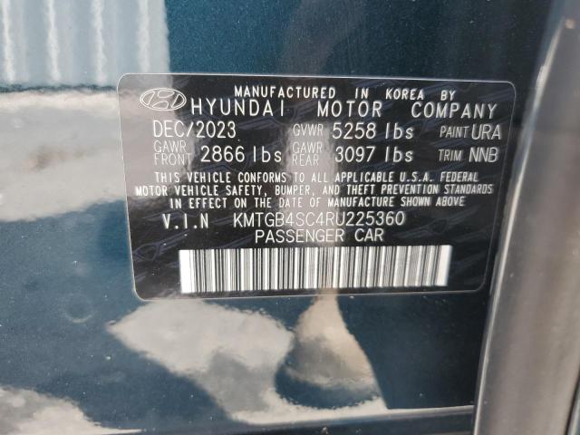 2024 Genesis G80 Base VIN: KMTGB4SC4RU225360 Lot: 59919504