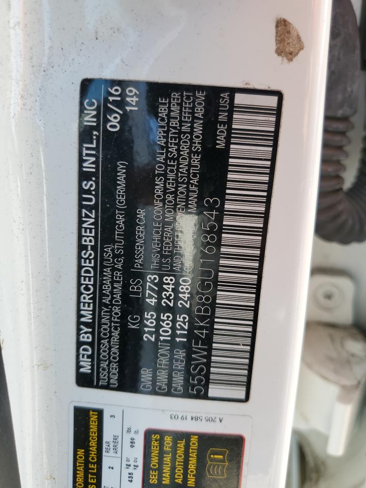 55SWF4KB8GU168543 2016 Mercedes-Benz C 300 4Matic