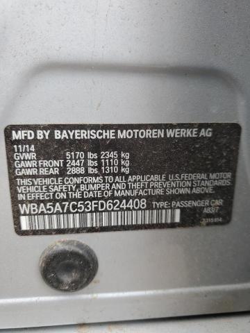 VIN WBA5A7C53FD624408 2015 BMW 5 Series, 528 XI no.12