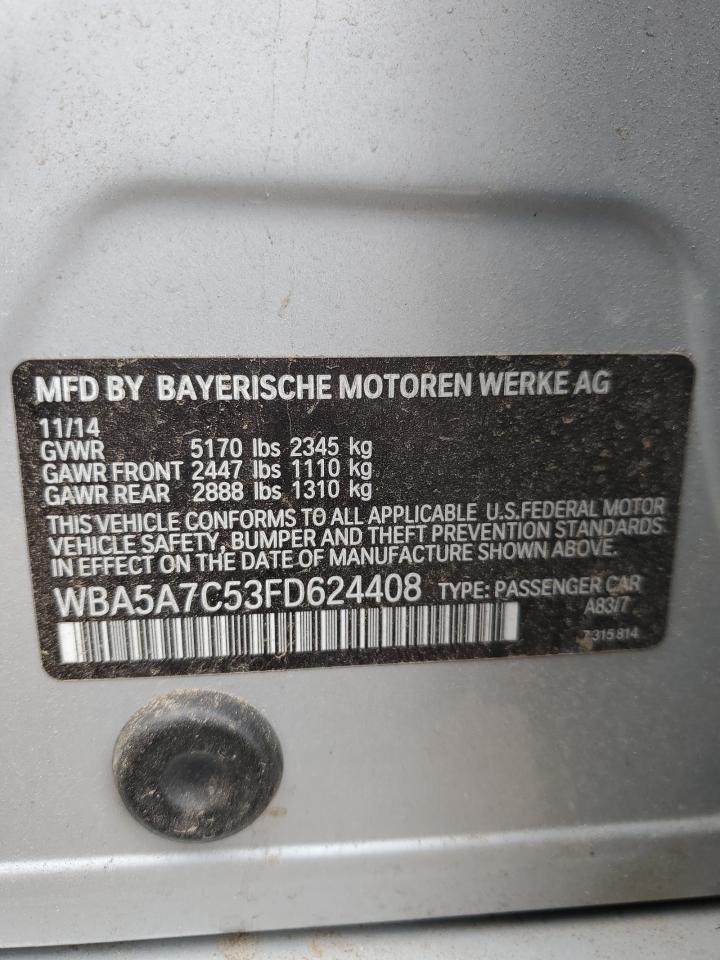 WBA5A7C53FD624408 2015 BMW 528 Xi