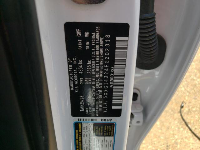 2023 Kia K5 Lxs VIN: 5XXG14J24PG202318 Lot: 59745804