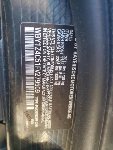 VIN WBY1Z4C51FV279509 2015 BMW I3, Rex no.12