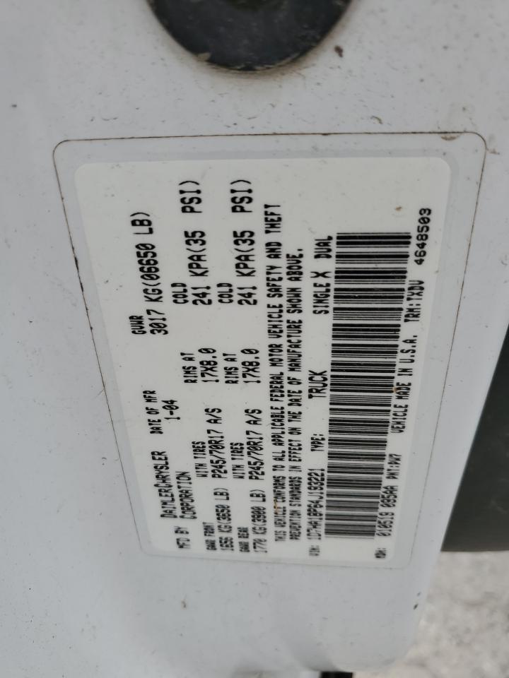 1D7HA18P64J193221 2004 Dodge Ram 1500 St