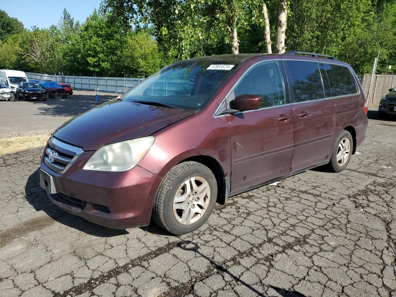 5FNRL38697B430615 2007 Honda Odyssey Exl