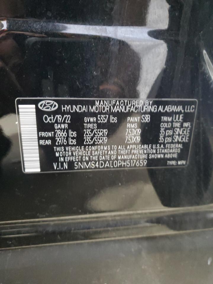 5NMS4DAL0PH517659 2023 Hyundai Santa Fe Limited