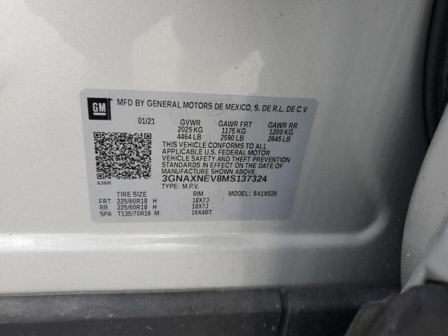 3GNAXNEV8MS137324 2021 CHEVROLET EQUINOX - Image 13