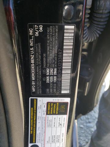 2017 Mercedes-Benz C 350E VIN: 55SWF4HB3HU233887 Lot: 61114504