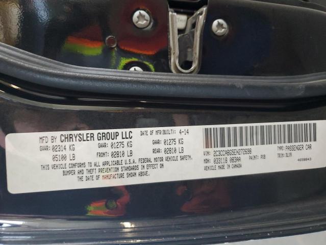 2014 Chrysler 300 S VIN: 2C3CCABG5EH272698 Lot: 59897584