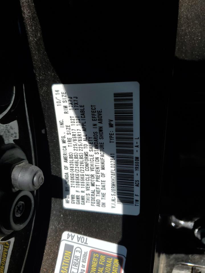 5J6RM4H78FL007641 2015 Honda Cr-V Exl