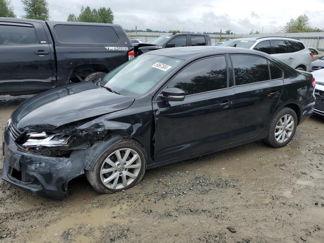 2012 Volkswagen Jetta Se vin: 3VWDX7AJ3CM413879