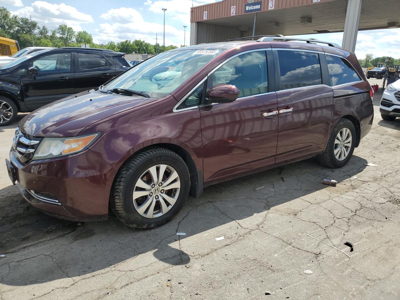 2015 Honda Odyssey Exl vin: 5FNRL5H67FB036864