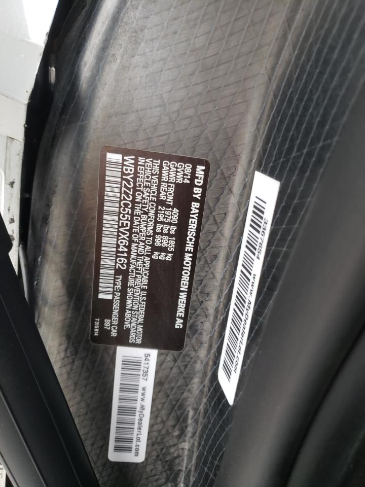 WBY2Z2C55EVX64162 2014 BMW I8