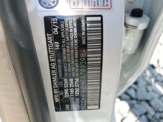 2014 Mercedes-Benz E 350 4Matic VIN: WDDHF8JB9EA789398 Lot: 57564104