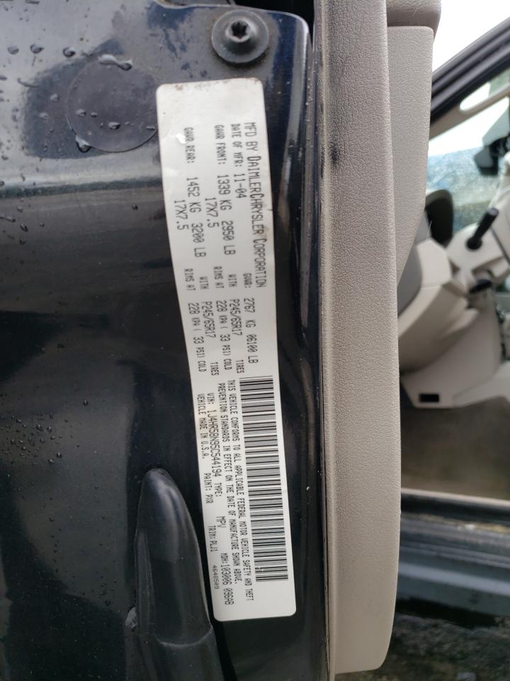 1J4HR58N95C544194 2005 Jeep Grand Cherokee Limited