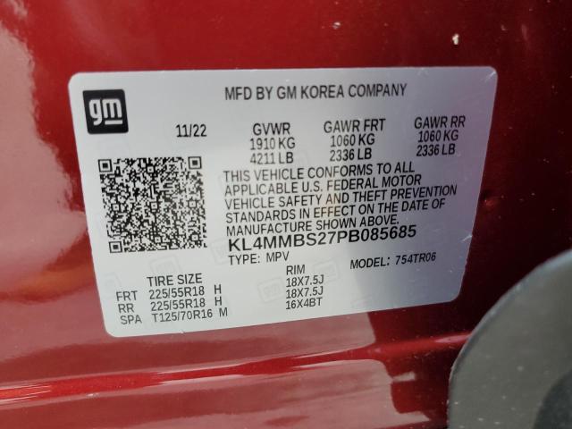 2023 Buick Encore Gx Preferred VIN: KL4MMBS27PB085685 Lot: 59922354