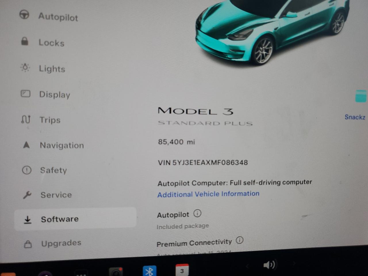 5YJ3E1EAXMF086348 2021 Tesla Model 3