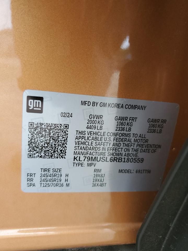 KL79MUSL6RB180559 2024 Chevrolet Trailblazer Rs