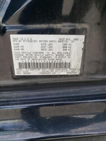 2010 Mitsubishi Galant Es VIN: 4A32B3FF8AE004623 Lot: 58180044