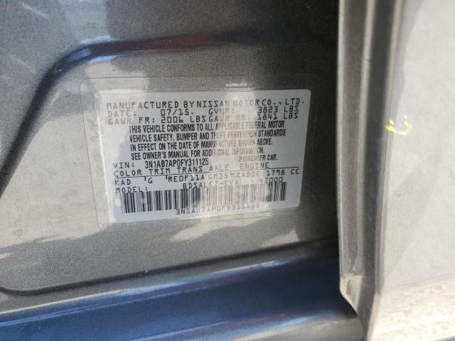 2015 NISSAN 180SX 3N1AB7AP0FY311125