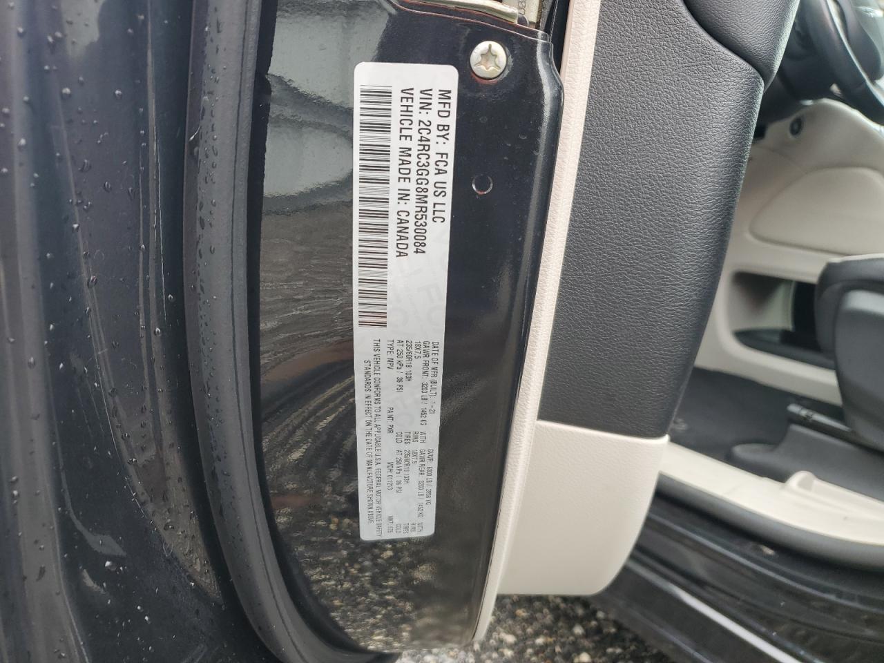 2C4RC3GG8MR530084 2021 Chrysler Pacifica Limited